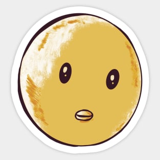 Yellow Characters Pieyon the Chick Head Muscle Man from Oshi no Ko or My Star Anime Sticker